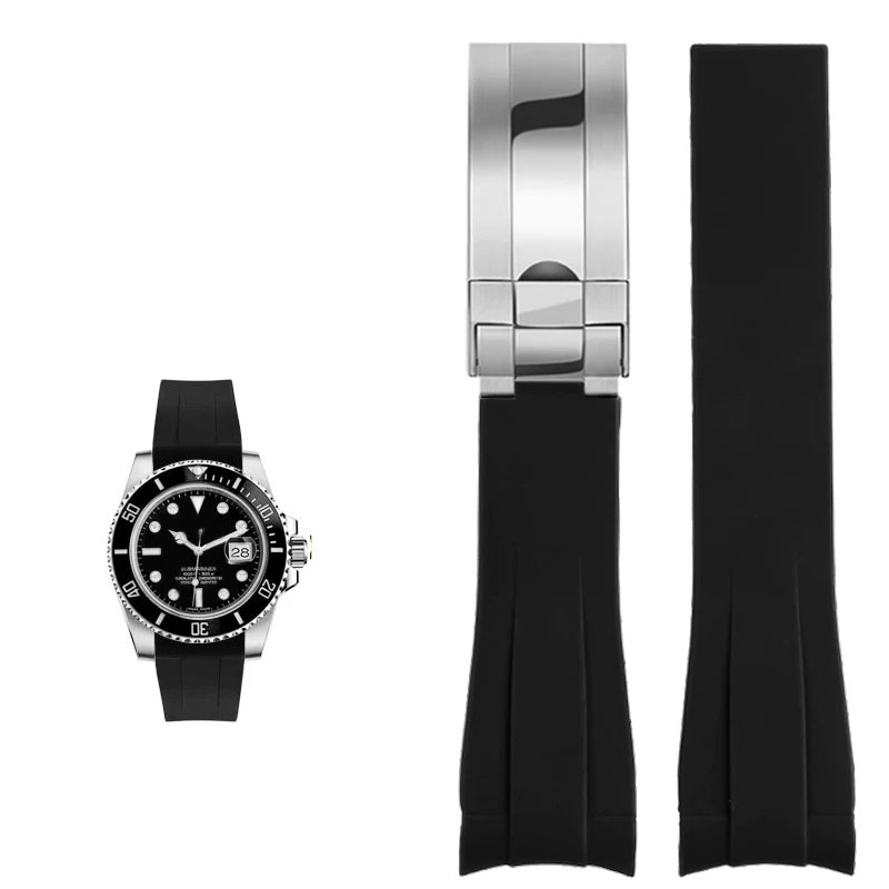 Rolex Watch Daytona - For Rolex 20mm Silicone Watch Accessories