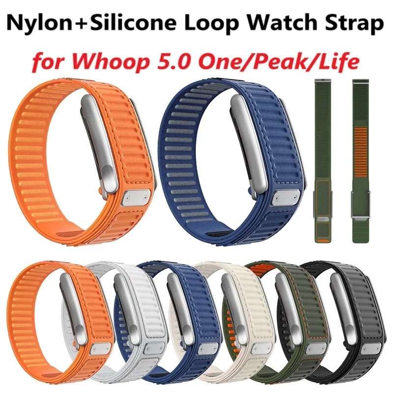Nylon Silicone Loop Watch Band - Sport Loop Velcro 评论和价格