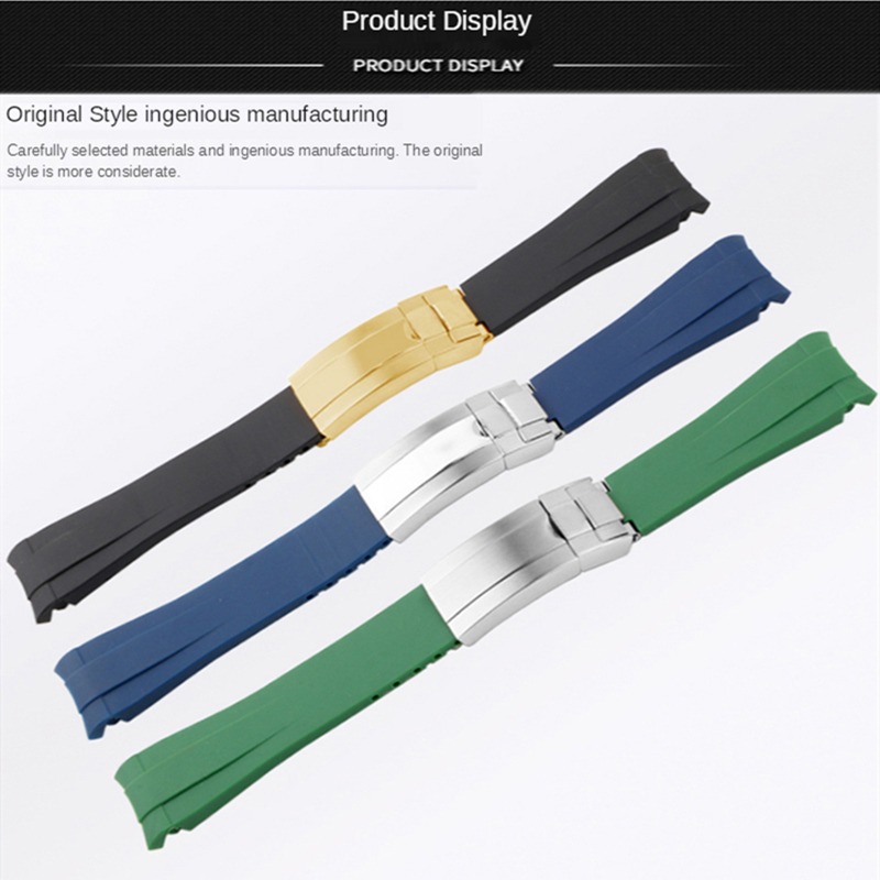 For Rolex 20mm Silicone Watch  - Rolex Watch Daytona 评论和价格