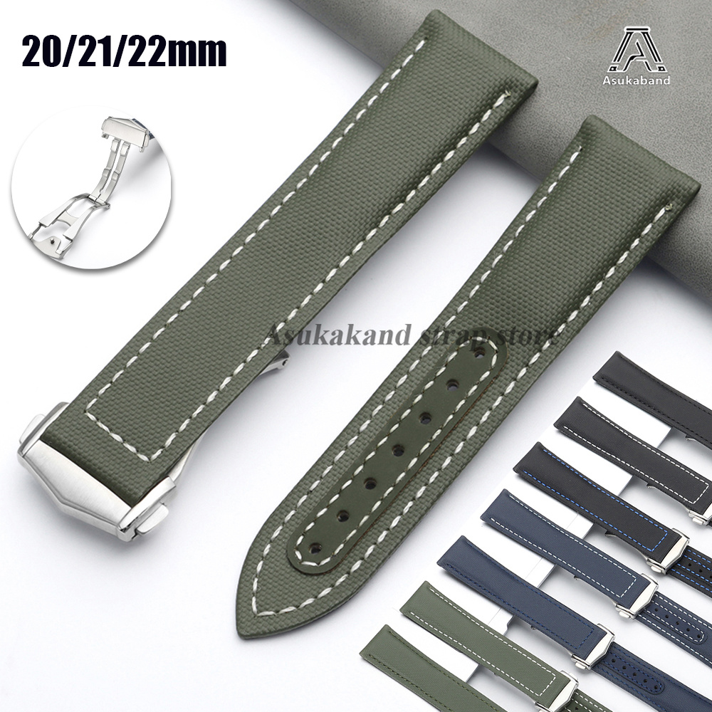 Sailcloth Nylon Watch Strap 20 - Omega Watch Seamaster 评论和价格