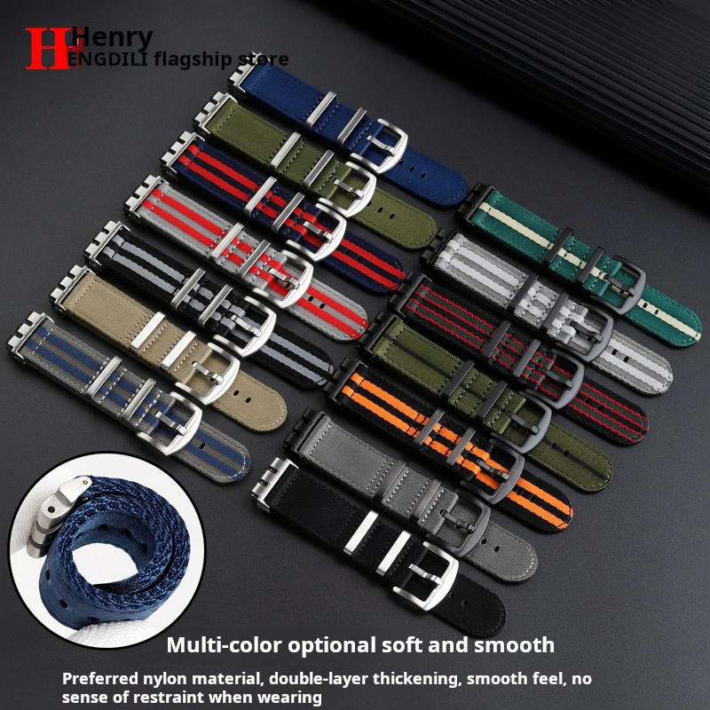 21mm Modified Metal steel adap - Nato Strap Nylon 评论和价格