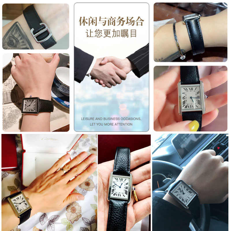 For Cartier TANK SOLO RONDE DE - Cartier Watch Tank 评论和价格