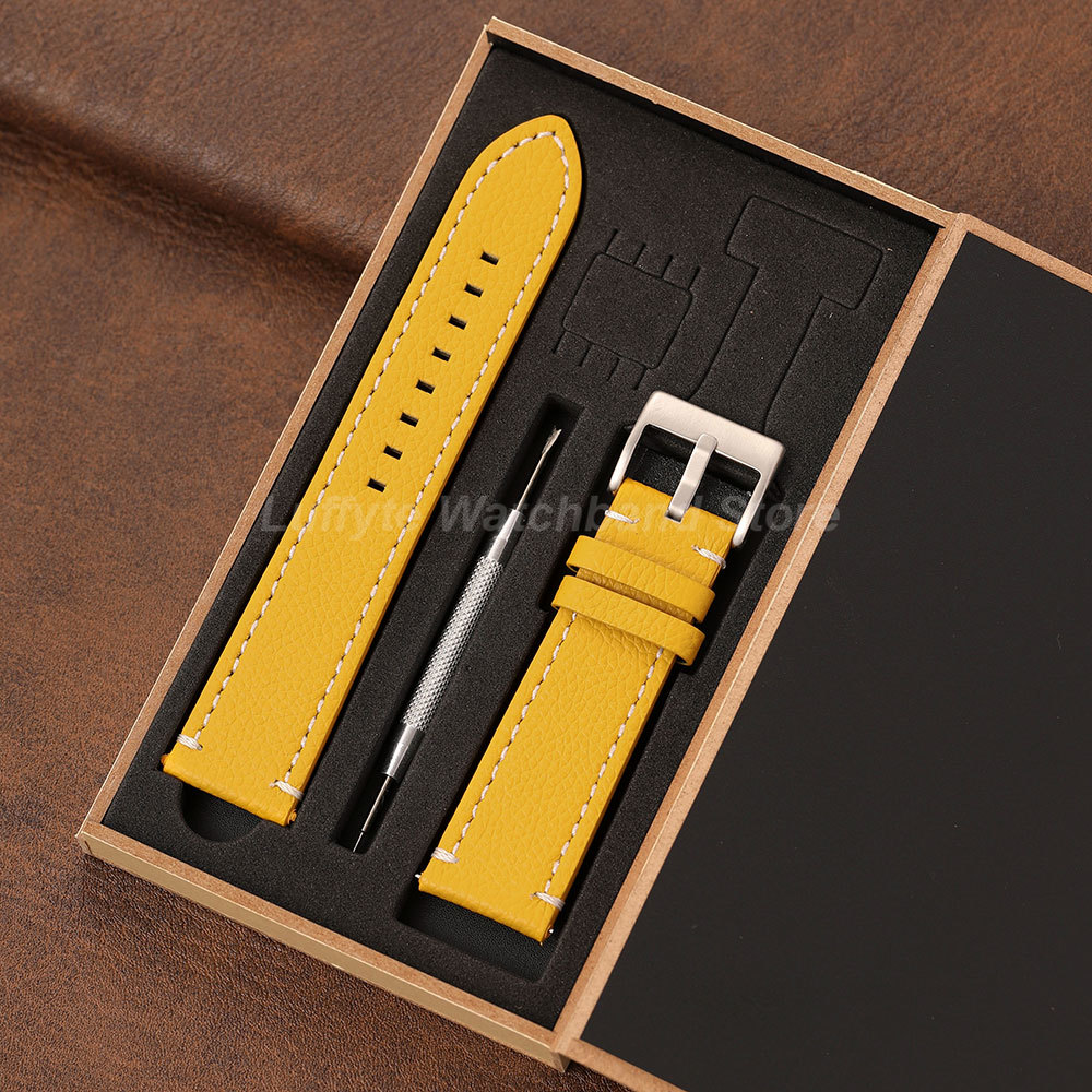 Double Sided Litchi Texture St - Leather Strap Quick Release 评论和价格