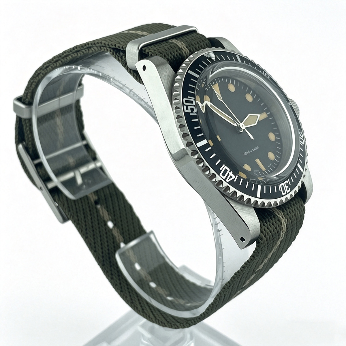 39.5mm Diver Retro Watch No Ca - Tropic Strap Vintage 评论和价格