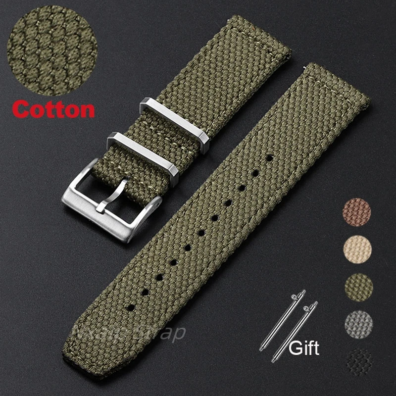 20mm 22mm Nylon Cotton Watch S - Nato Strap Nylon 评论和价格