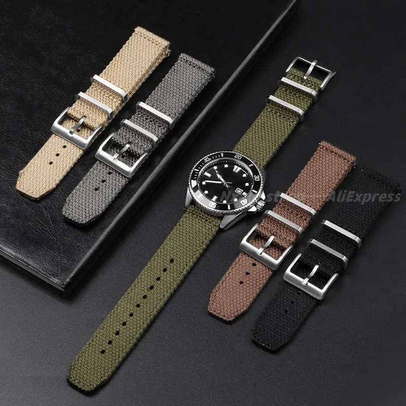 20mm 22mm Nylon Cotton Watch S - Nato Strap Nylon 评论和价格